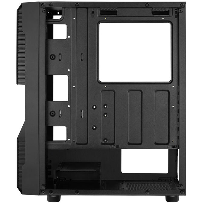 Aerocool Menace Saturn FRGB Mid Tower, Tempered Glass - Black image number 6