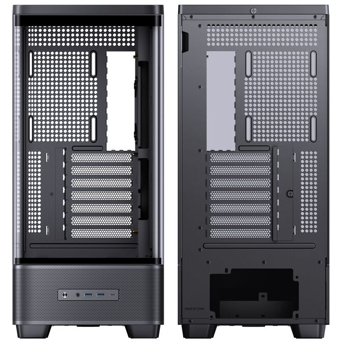 Jonsbo TK-5 PC-Geh&auml;use, Midi-Tower, ATX, Tempered Glass - schwarz image number 10