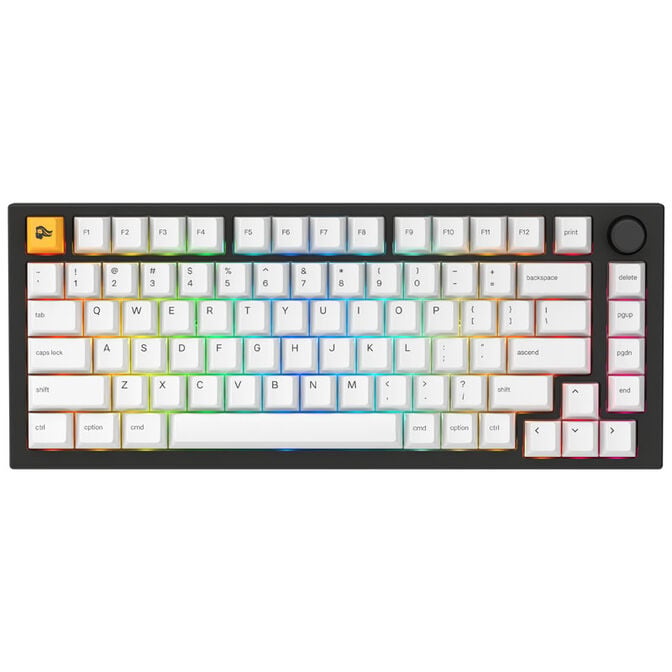 Glorious GMMK Pro Black Slate 75% TKL Keyboard - Pre built, ANSI-Layout - black image number 0