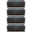 Corsair Dominator Platinum RGB DDR5-6400 RAM, CL32, XMP - 64GB Quad-Kit, schwarz image number null