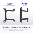 NZXT Kraken Core 360 RGB AiO Wasserk&uuml;hlung - 360mm, schwarz image number null