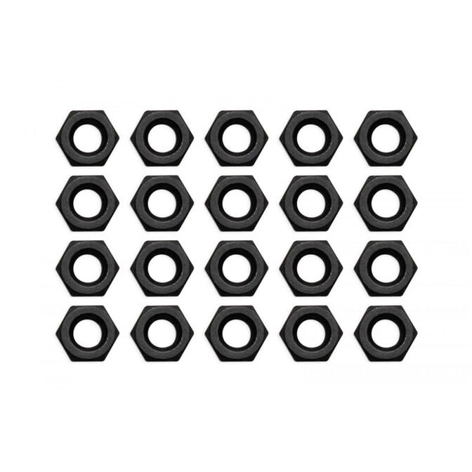 EK Water Blocks EK-Loop Nuts Set M4 - 20 St&uuml;ck - schwarz image number 0