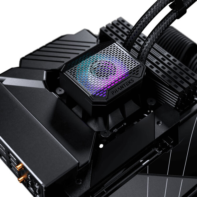 Phanteks Eclipse G370A PC-Geh&auml;use, 3x 120mm L&uuml;fter, Glacier One 360M25 Gen2 DRGB AiO Wasserk&uuml;hlung image number 10