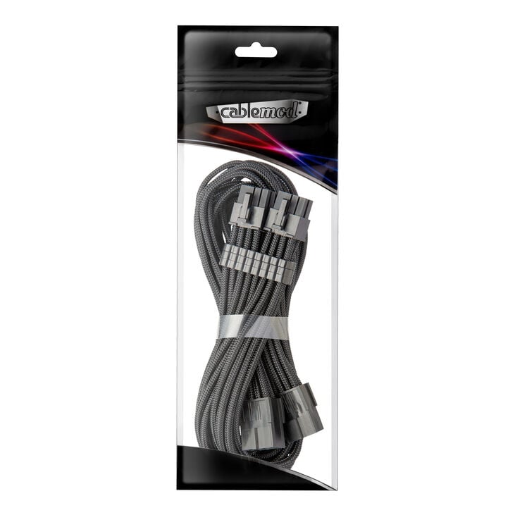 CableMod Pro ModMesh 8+8-pin PCI-e-Verlängerung, 45cm - schwarz image number 1