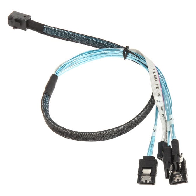 SilverStone SST-CPS05 Mini-SAS zu SATA 7-Pin Kabel - 50 cm image number 1