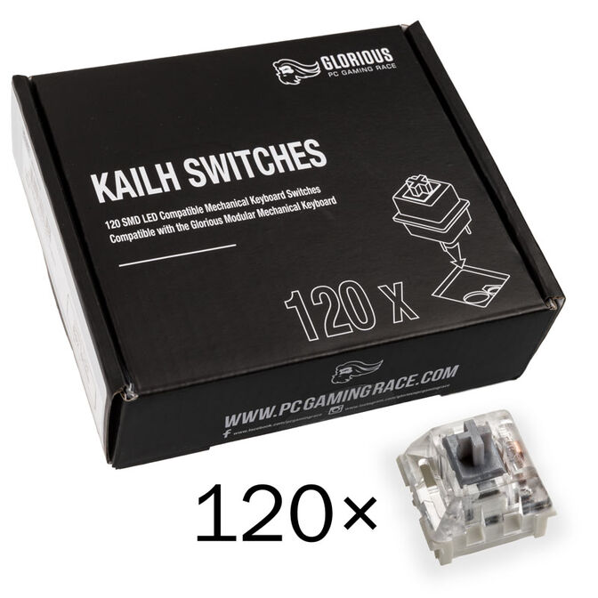 Glorious Kailh Speed Silver Switches (120 St&uuml;ck) image number 0