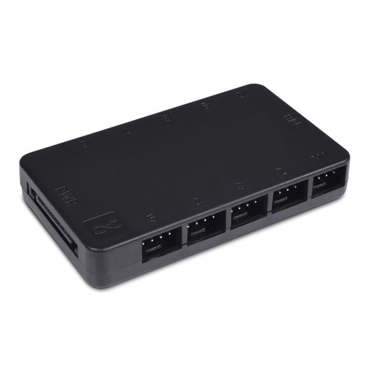Alphacool Core 10x 4-Pin PWM Splitter - schwarz image number 0