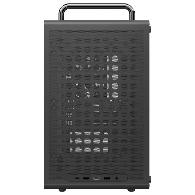 Cooler Master QUBE 340 PC-Geh&auml;use, Mini-Tower, Micro-ATX, Tempered Glass - schwarz image number 1