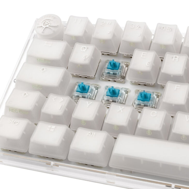 Ducky One 3 Aura White SF Gaming Tastatur, RGB LED - MX-Blue image number 4