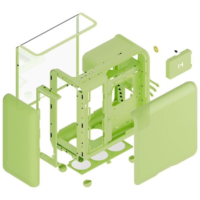 HYTE X50 Midi Tower - Matcha Milk image number 10