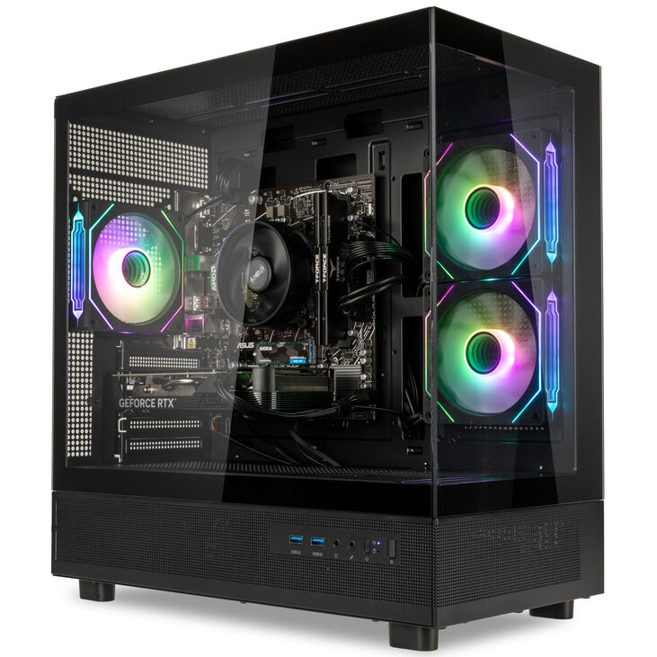 Gaming PC Nebulix, AMD Ryzen 5 8400F & GeForce RTX 4060 – Prebuilt System image number 0