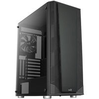 Aerocool Prism Mid Tower, Tempered Glass - Black