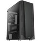 Aerocool Prism Midi-Tower, Tempered Glass - schwarz