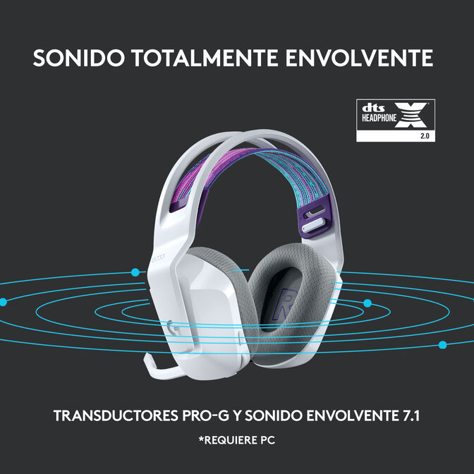 Logitech G733 LIGHTSPEED RGB Gaming-Headset - wei&szlig; image number 26