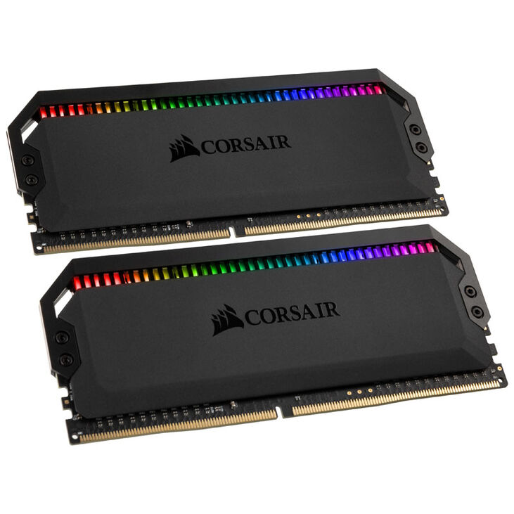 Corsair Dominator Platinum RGB DDR4-3600 RAM, CL18, XMP - 16 GB Dual-Kit, black image number 0