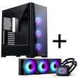 Phanteks Eclipse G370A PC-Geh&auml;use, 3x 120mm L&uuml;fter, Glacier One 360M25 Gen2 DRGB AiO Wasserk&uuml;hlung image number null