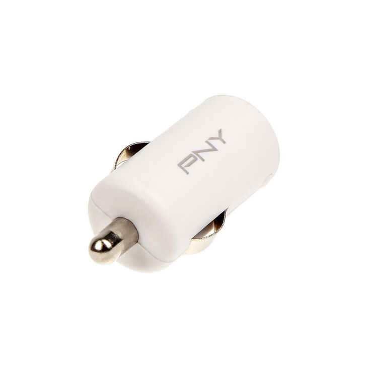 PNY USB Fast Car Charger Weiß 12V 2.4 Amp image number 1