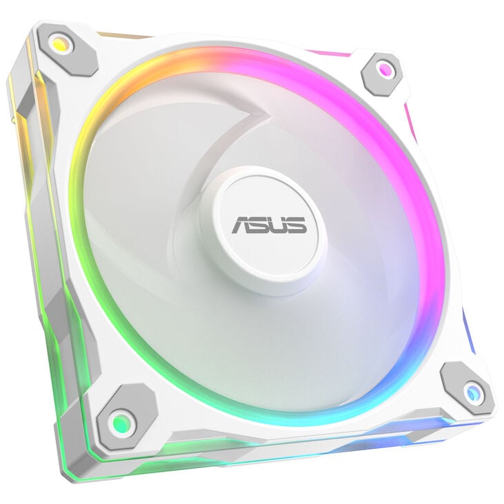 ASUS Prime MR120 ARGB Fan, PWM, Aura Sync - 120mm, white, triple-pack image number 3