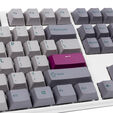 Ducky One 3 Mist Grey Gaming Keyboard, RGB LED - MX-Silent-Red (US) image number null