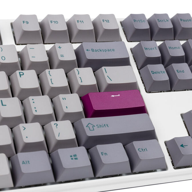 Ducky One 3 Mist Grey Gaming Keyboard, RGB LED - MX-Silent-Red (US) image number 5