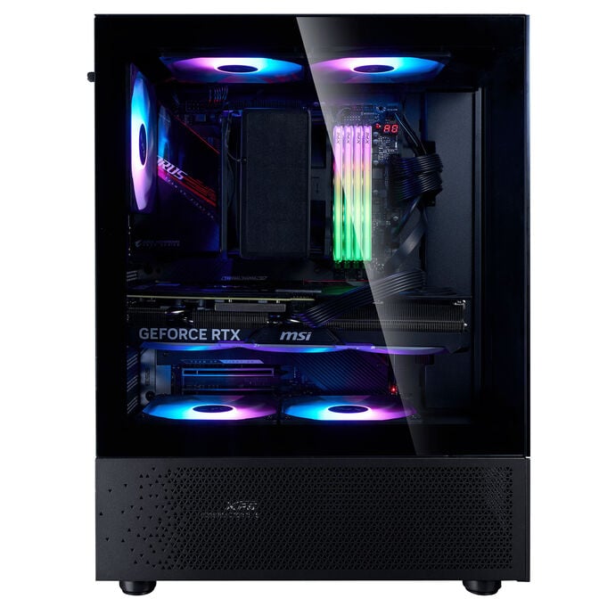 ADATA XPG Invader X Mini PC Case, Mid Tower, ATX, Tempered Glass - Black image number 4