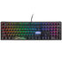 Ducky One 3 Classic Black/White Gaming Tastatur, RGB LED - MX-Blue (US) image number null