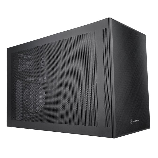 SilverStone SST-SG17B Micro-ATX / Mini ITX Geh&auml;use - schwarz image number 1