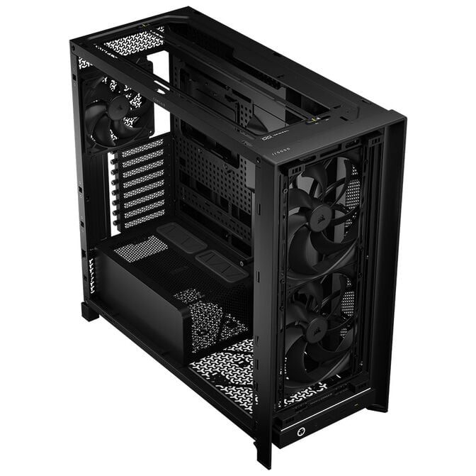 Corsair FRAME 5000D Wood RS PC-Geh&auml;use, Midi-Tower, E-ATX, Tempered Glass - inklusive 3x L&uuml;fter, schwarz, Holz image number 11