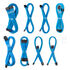 CableMod C-Series Pro ModMesh Sleeved 12V-2x6 12VHPWR Dual StealthSense Cable Kit for Corsair RMi, RMx (Black Label) - light blue image number null
