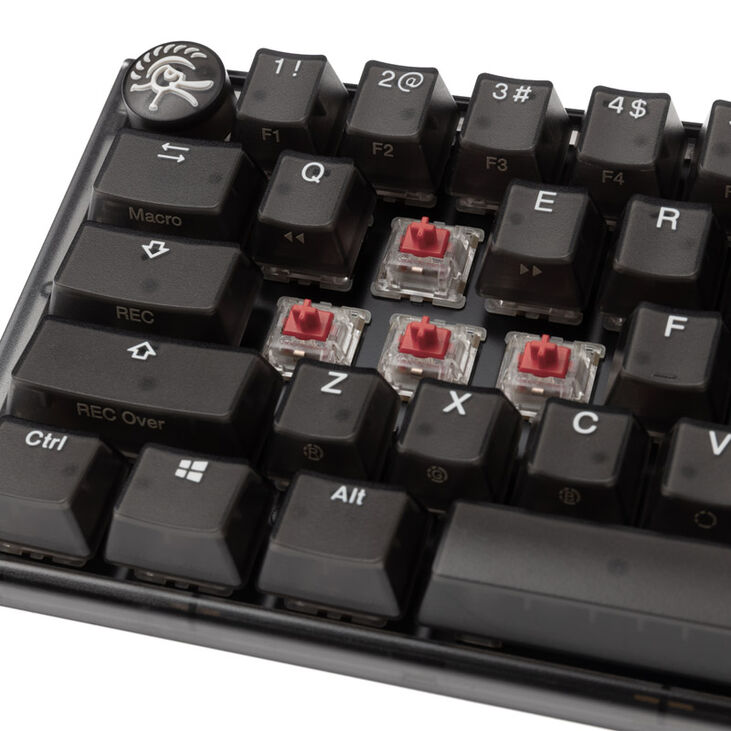 Ducky One 3 Aura Black SF Gaming Tastatur, RGB LED - MX-Silent-Red (US) image number 4