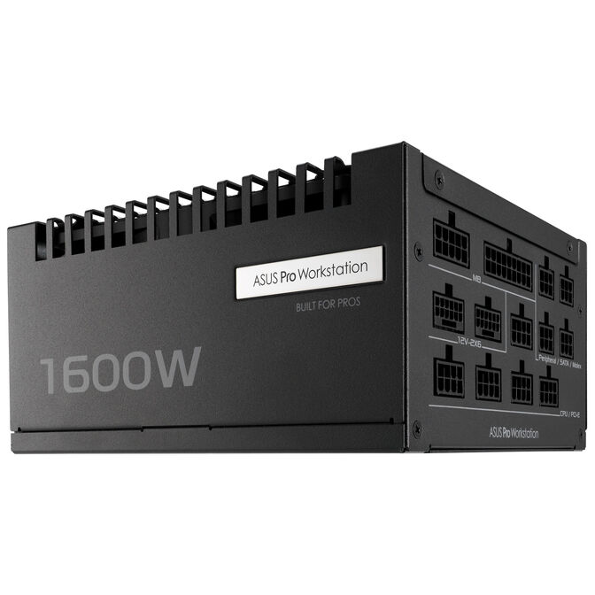 ASUS Pro WS Platinum, 80 PLUS Platinum power supply, modular, ATX 3.1, PCIe 5.1 - 1600 Watt image number 5