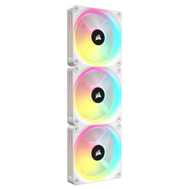 Corsair iCUE LINK QX120 RGB Series, PWM fan, 3-pack including RGB controller - 120mm, white, Starter image number 0