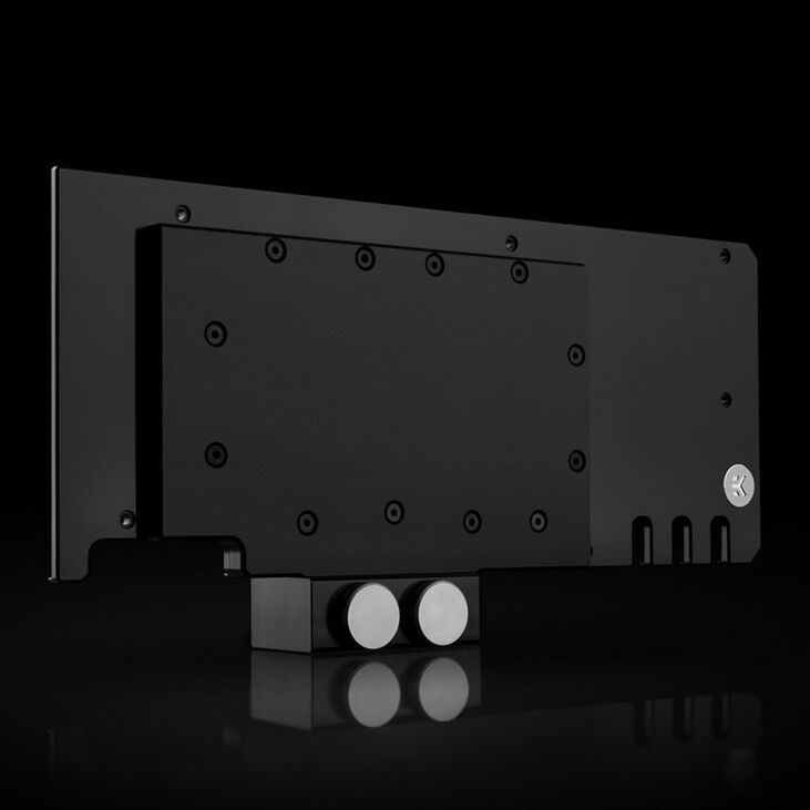 EK Water Blocks EK-Quantum Vector TRIO RTX 3080/3090 active Backplate - black image number 2
