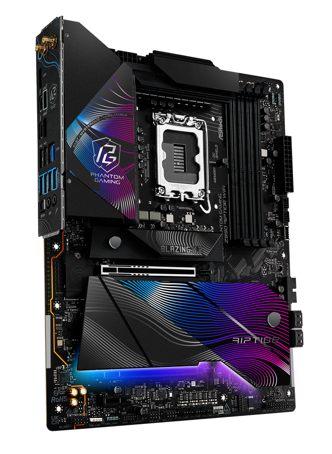 ASRock Z890 Riptide WiFi motherboard, socket LGA 1851, Intel Z890, ATX, DDR5 image number 1