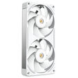 NZXT F240X RGB Case Fan, LCP Rotor, Hybrid Bearing, aRGB - white, 240mm image number null