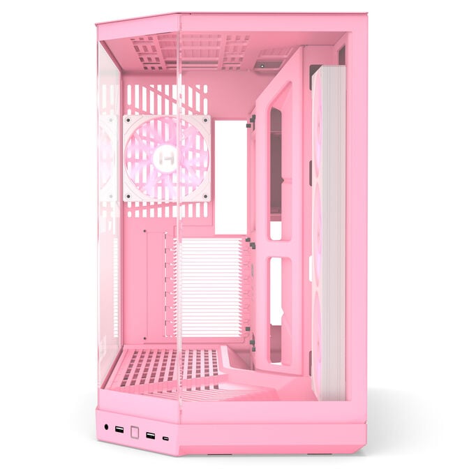 HYTE Y50 Midi Tower - Strawberry Milk image number 3