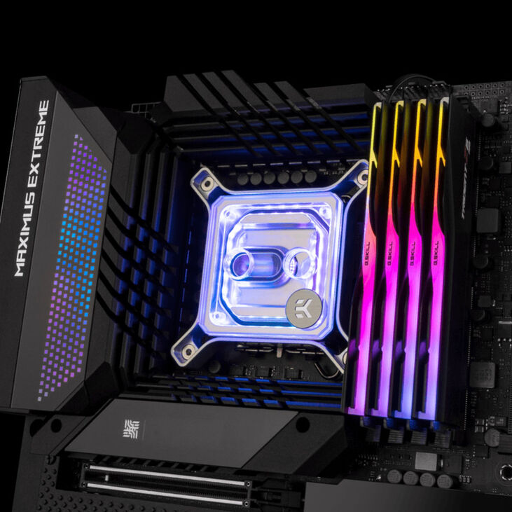 EK Water Blocks EK-Quantum Magnitude D-RGB - 1700 Nickel + Acryl image number 2