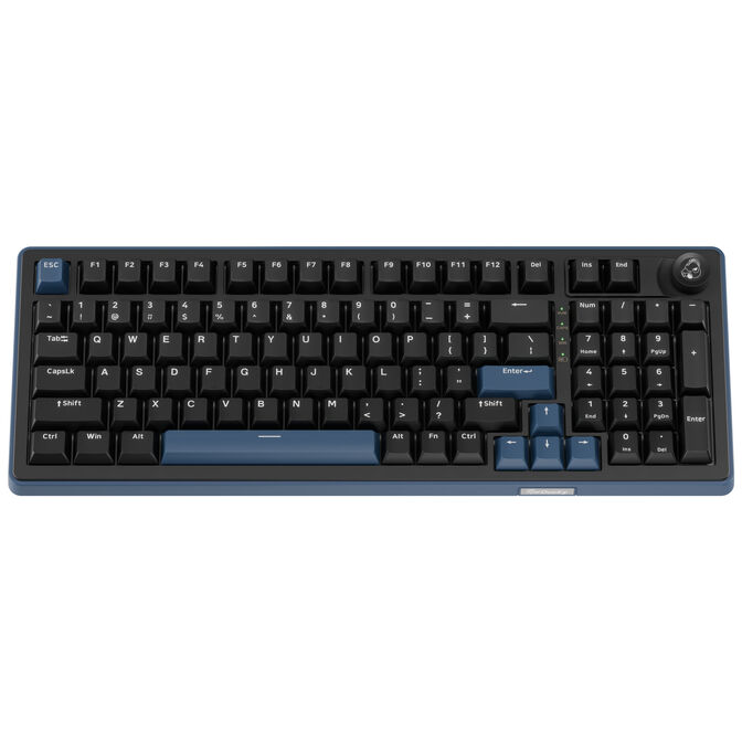Ducky OK-M 98 Gaming-Tastatur, 98%, Hot-Swap-f&auml;hig, RGB, ANSI - KTT Wine Red Switches image number 2