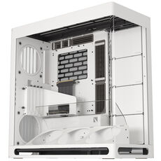 HAVN HS 420 VGPU PC Case, Mid Tower, E-ATX, Tempered Glass, PCIe 5.0 Riser Cable - White