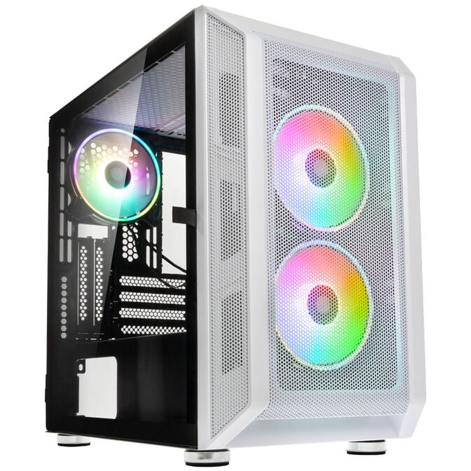 Kolink Citadel Mesh RGB Micro-ATX Geh&auml;use - wei&szlig; image number 0