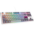 Ducky One 3 Mist Grey TKL Gaming Keyboard, RGB LED - MX-Ergo-Clear (US) image number null