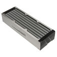 aqua computer airplex radical 4/360mm - Aluminium image number null