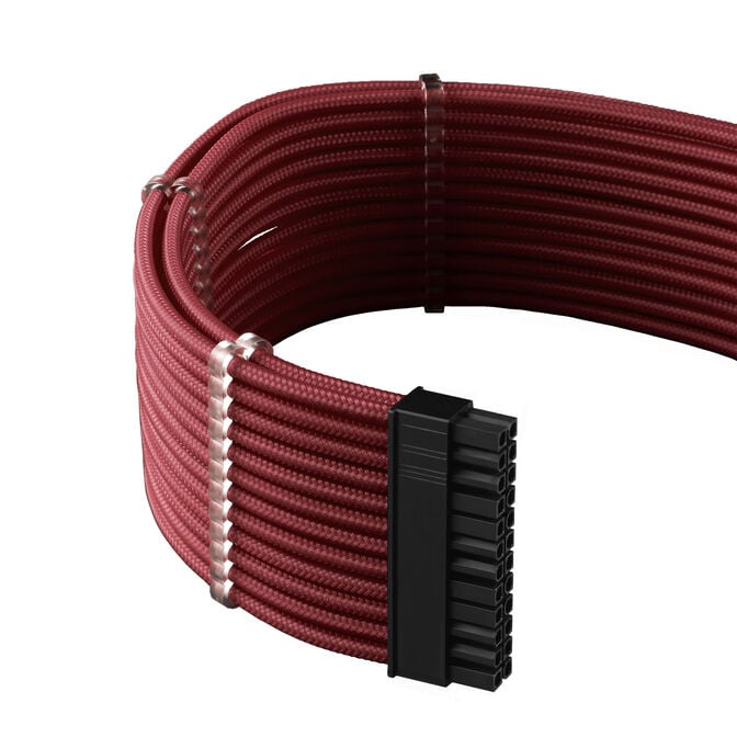 CableMod C-Series PRO ModMesh Cable Kit f&uuml;r RMi/RMx/RM (Black Label) - blutrot image number 2