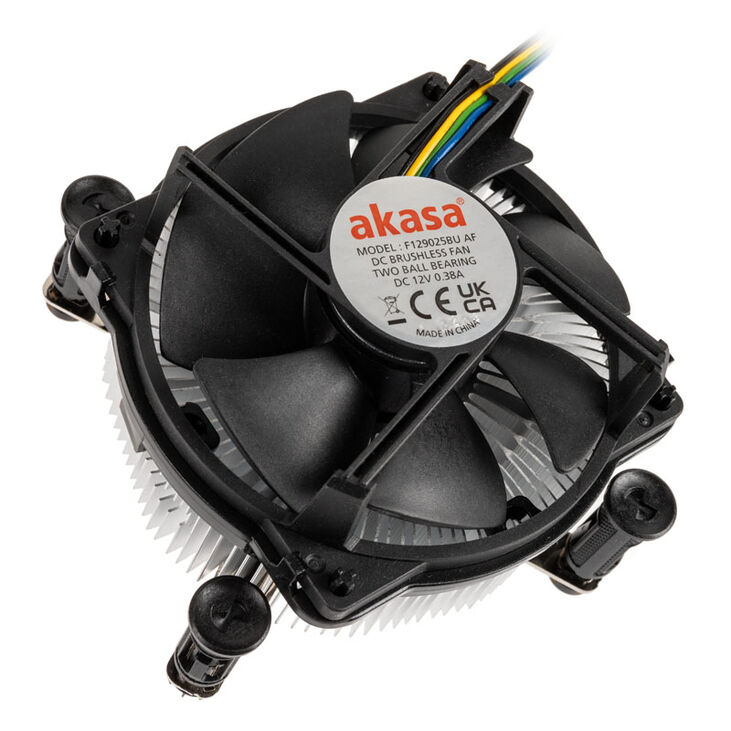 Akasa AK-CC6606BP01 Low Profile CPU Cooler - Socket LGA 1700, 63.2mm high image number 0
