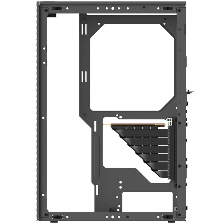 Ssupd Riser Flachband-Kabel - PCIe 4.0, 140mm, gewinkelt, schwarz image number 2