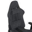 Corsair TC100 Relaxed Soft Fabric Gaming Chair - black, grey image number null
