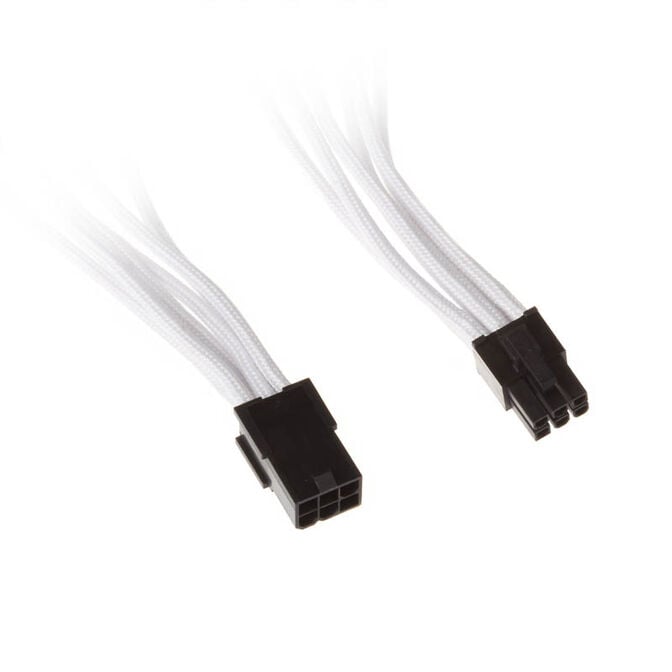 SilverStone 6-Pin-PCIe auf 6-Pin-PCIe Verl&auml;ngerung - 250mm wei&szlig; image number 0