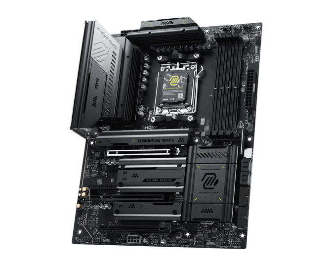 MSI MAG B850 Tomahawk Max WiFi II Mainboard, Sockel AM5, AMD B850, ATX, DDR5 image number 1