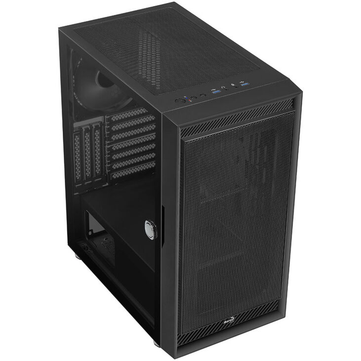 Aerocool Graphite v1 Mid Tower - Black image number 1