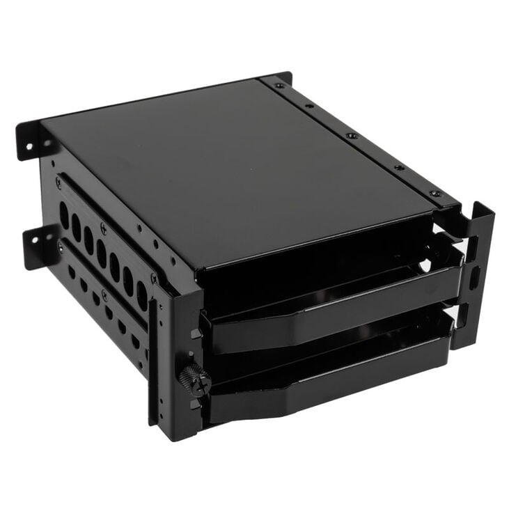 Lian Li HD01X Drive Cage 2x HDD or SSD for O11D EVO, O11 XL, V3000 PLUS image number 0